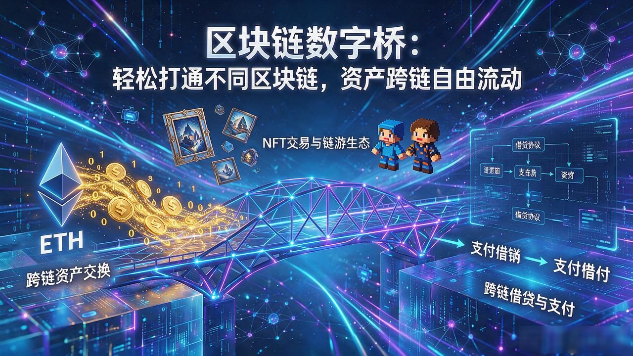 区块链数字桥_区块链数字桥的安全风险与应对方案_区块链数字桥的工作原理及应用场景